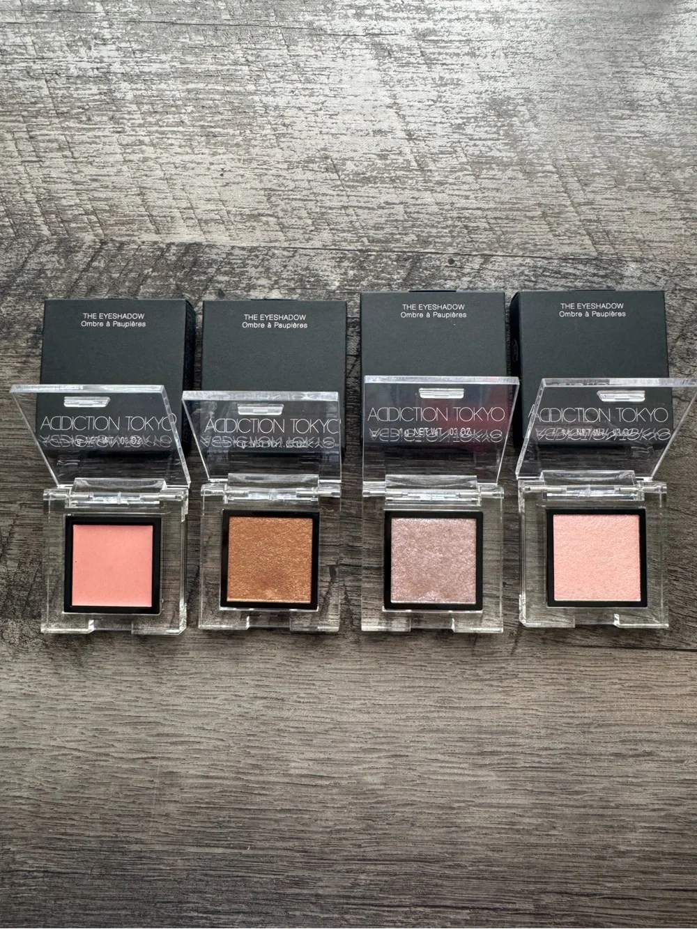 Addiction Tokyo Eyeshadow Bundle - Love Vision Dolce Vita Moon River My Baby NIB